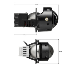 Комплект світлодіодних лінз Kamiso Aozoom ALPD-05 Bi-LED 47/55W Славута