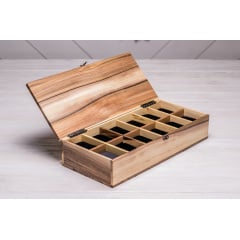 Дерев'яна коробочка для зберігання наручних годинників ecoWalnut 8.2х40.9х18 см Київ