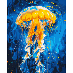 Картина за номерами Santi Танець медузи 40x50 см LED підсвітка (955067) Мукачево