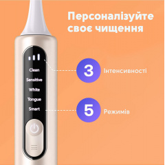Електрична зубна щітка з футляром Bitvae S3 Smart 4 насадки White Куп'янськ