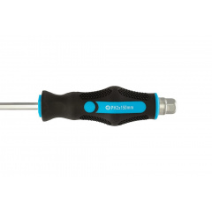 Викрутка ударна хрестова магнітна MASTERTOOL GM EXTERNAL HEX PH2х150 мм ручка з покриттям TPR (49-6215) Оріхів