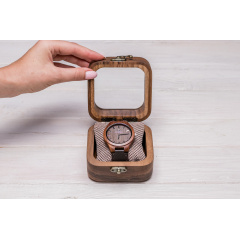 Органайзер для наручного годинника ecoWalnut 7х9.5х9.5 см Київ