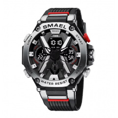 Тактичний наручний годинник Smael 8087 Black (16682-hbr) Каменка-Днепровская