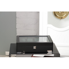 Скринька для зберігання годинників Salvadore WB/3420/8.BL-GN 320х245х87 мм Чорно-зелений Херсон