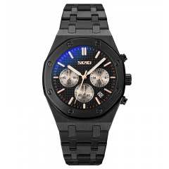 Годинник наручний Skmei 9296 Black 9296BKBK (17176-hbr) Бучач