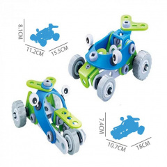 Конструктор Build&Play 2 в 1 "Гоночные машины" HANYE J-7726 52 эл. Бердичев