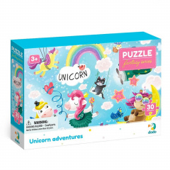 Дитячі пазли "Пригоди єдиноріжків" DoDo Toys 300416 30 ел. Мелитополь