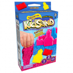 Набір креативної творчості "Кінетичний пісок" KidSand" Danko Toys KS-05 міні 200 г укр Castles Blue Каменка-Днепровская