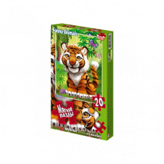 М'які пазли "Тигр" Danko Toys S20-09-10 20 елементів Черкаси