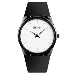 Наручний класичний годинник Skmei 1601S Чорний Лубни
