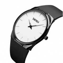 Наручний класичний годинник Skmei 1601S Чорний Лубни