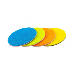 Круги шліфувальні на липучці Скотч Брайт 100 мм (240, 320, 600, 1000) 4шт MASTERTOOL GM (08-2500) Слов'янськ