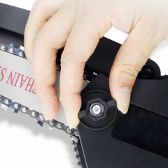 Акумуляторна ланцюгова міні-пилка сучкоріз для обрізання дерев No Brand Mini Electric CHAIN SAW Black 1 АКБ (3_03784) Броды