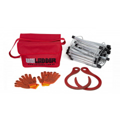 Універсальні рятувальні сходи Uniladder 3L-15 метрів Silver (v-12187) Бердичів