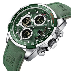 Наручний годинник чоловічий NaviForce Fly ArmyGreen Сріблястий (2743) Жмеринка