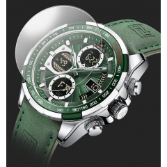 Наручний годинник чоловічий NaviForce Fly ArmyGreen Сріблястий (2743) Жмеринка