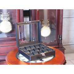 Шкатулка для зберігання годинників Salvadore 15W-KCC 28x26x10 см Чорний Курень