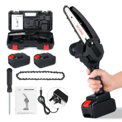 Міні пила ланцюгова з 2 акумуляторами та боксом No Brand Galimet 6" 21V (2313581192) Володарск-Волынский