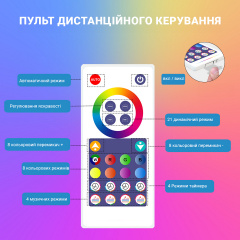 Світлодіодні RGB панелі Inspire S043 60LED Чорно-білий Косів