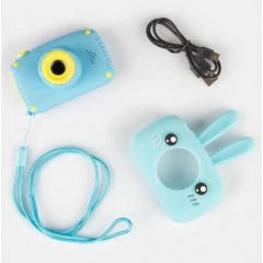 Дитяча цифрова фотокамера Smart Kids Camera фотоапарат 8х4,5х5 см Блакитний (2104618332) Южноукраинск