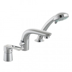 Змішувач для ванни Haiba HANSBERG 022 HB0211 Хром (332945) Гуляйполе