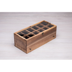 Органайзер для зберігання наручних годинників та речовий бокс ecoWalnut 14.9х40.9х18 см Шостка