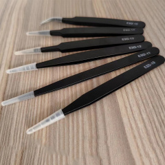 Набір універсальних металевих пінцетів UFR 6 шт. для точних робіт (051020) Косов