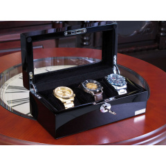 Шкатулка для зберігання годинників Salvadore WB/3085/3.BB 23х12х9 см Чорний Косів