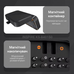Викрутка з набором біт Inspire KS-840150 150в1 Silver Кропивницкий