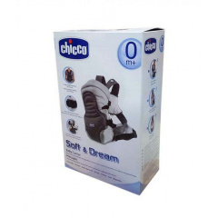 Ерго рюкзак-кенгуру нагрудна сумка Chicco Soft & Dream Синій (889642532) Житомир