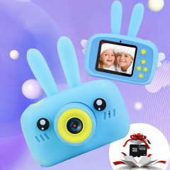 Дитяча Фотокамера Kids Funny Camera 3.0 Pro Протиударний Фотоапарат 12 Mpx Full HD 1920x1080P зйомка Синій + Карта пам'яті 16ГБ Королево