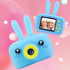 Дитяча Фотокамера Kids Funny Camera 3.0 Pro Протиударний Фотоапарат 12 Mpx Full HD 1920x1080P зйомка Синій + Карта пам'яті 16ГБ Королево