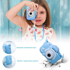 Дитячий цифровий фотоапарат Smart Kids Кішечка 32 Гб Блакитний FB 16656561 Южноукраїнськ