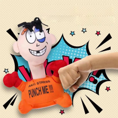 М'яка іграшка-антистрес Stress Max PUNCH ME 02 Вдар мене 27.5 х 19 см VD 4140 Васильков