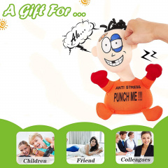 М'яка іграшка-антистрес Stress Max PUNCH ME 02 Вдар мене 27.5 х 19 см VD 4140 Васильков
