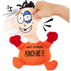 М'яка іграшка-антистрес Stress Max PUNCH ME 02 Вдар мене 27.5 х 19 см VD 4140 Васильков