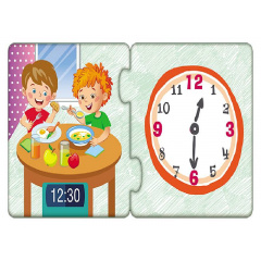 Пазли-половинки Ranok Creative Розпорядок дня укр 1214002 Лосиновка