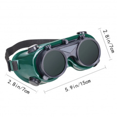 Захисні окуляри Ardon Welder 2 для зварювання та різання металу Green-Black (3_01575) Енергодар