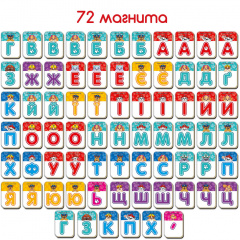 Дитячий набір магнітів Щенячий патруль "Абетка" Magdum ML4034-12 Талалаевка