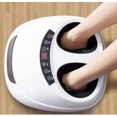 Масажер для ніг і ступень з підігрівом Benbo BZ-9028 Білий (1454184647) Весёлое
