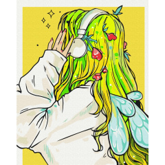 Картина за номерами BrushMe "Playlist феї @nila_art_art" 40х50см BS53520 Березно