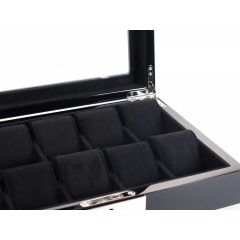 Шкатулка для зберігання годинників Salvadore WB/2386/10.BL 31,5х21х8,5 см Чорний Березнегувате