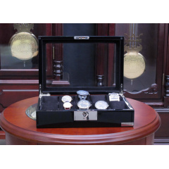 Шкатулка для зберігання годинників Salvadore WB/2386/10.BL 31,5х21х8,5 см Чорний Березнегувате