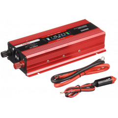 Перетворювач напруги 12 в 220в 2000Вт Авто інвертор c LCD екраном UKC 12V 220V 2000W (1756375643) Васильков
