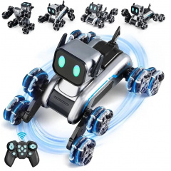 Іграшка трюкова собака Stunt Robot Dog на радіокеруванні Grey Курінь