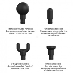 Масажер перкусійний Inspire P-1 Black Королёво