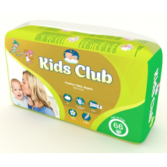 Дитячі підгузники Kids Club 3 Midi 4-9 кг 66 шт Ладан