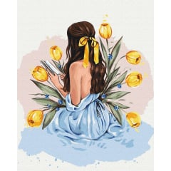 Картина за номерами BrushMe "Історія тюльпанів © Alla Berezovska" 40х50см BS53574 Королево