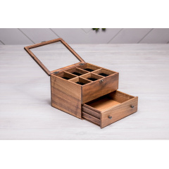 Бокс для зберігання наручних годинників ecoWalnut 14.9х20.8х18 см Львів