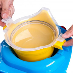 Дитячий дорожній горщик No Brand Becute Travel Potty Жовтий (SUN4999) Доманівка
